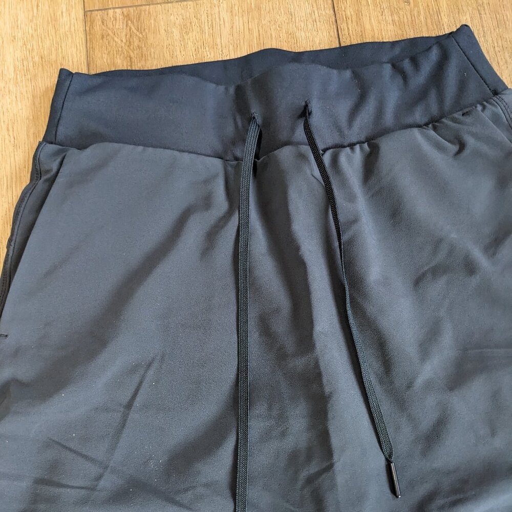Zella Slate Blue Drawstring Athletic Skort - Picture 2 of 12